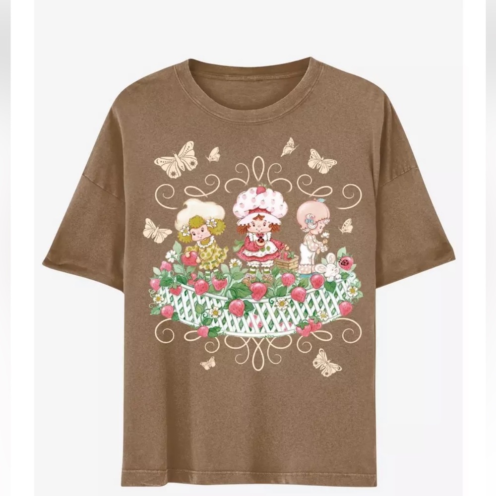 Strawberry Shortcake Brown Garden T-Shirt